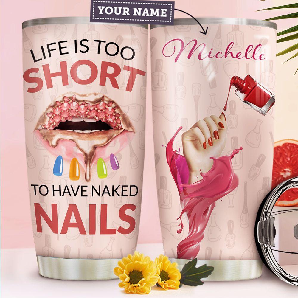 Nail Personalized Stainless Steel Tumbler
