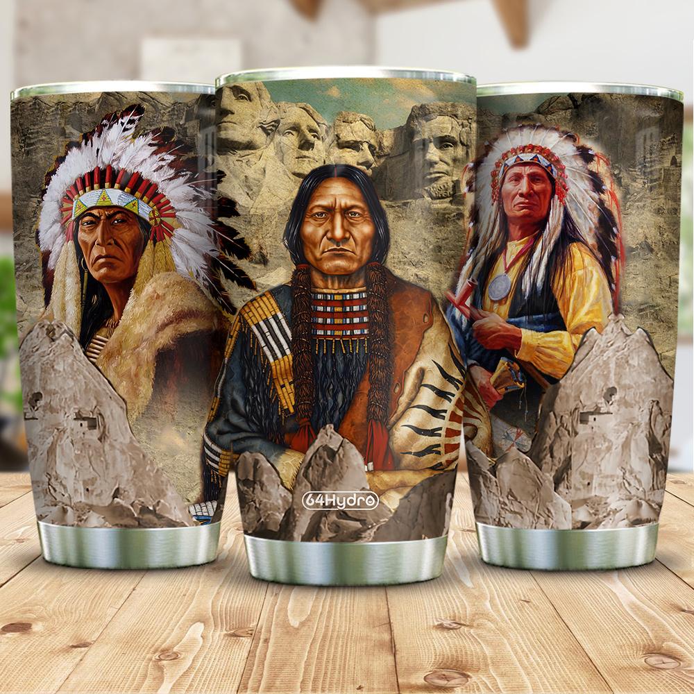 Native American History Stainless Steel Tumbler