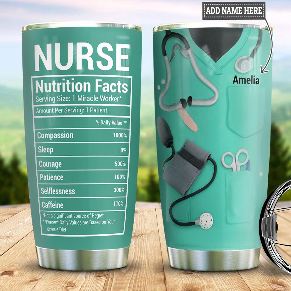 Nurse Fact Personalized Stainless Steel Tumbler