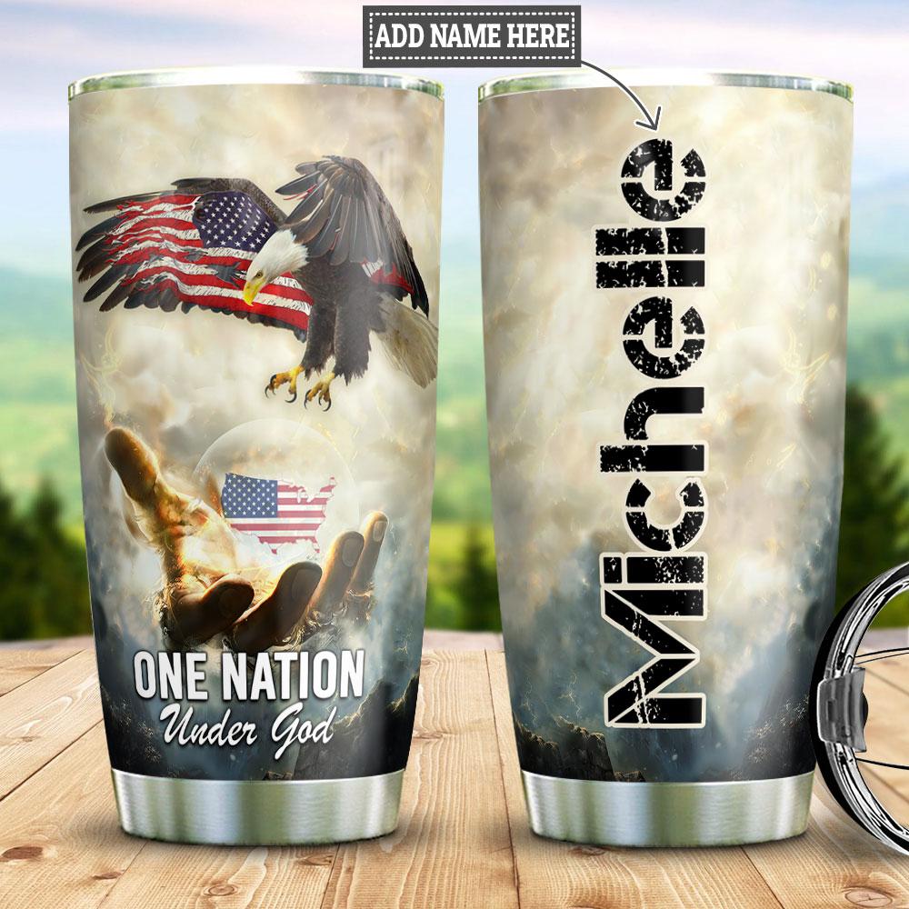 Personalized American Faith Stainless Steel Tumbler