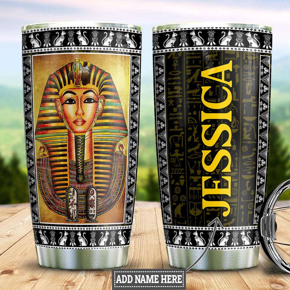 Personalized Ancient Egypt Pharaoh Stainless Steel Tumbler