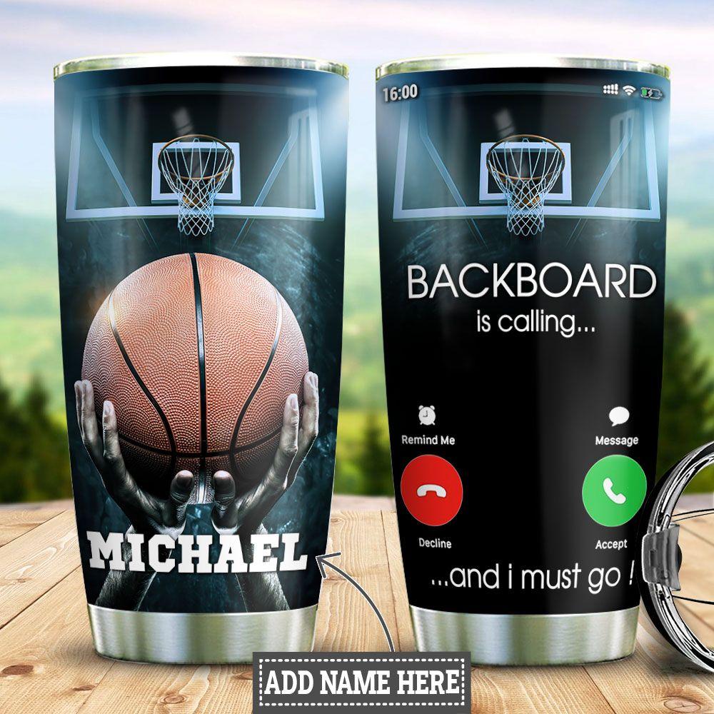 Personalized Basketball Calling Stainless Steel Tumbler