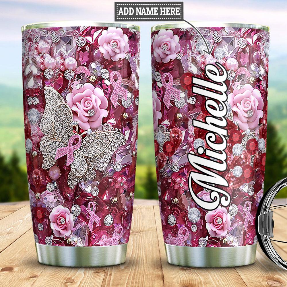 Personalized BRC Butterfly Stainless Steel Tumbler