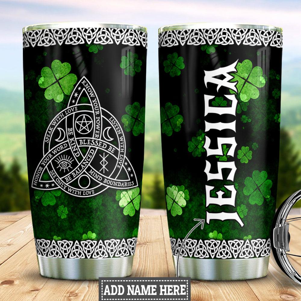Personalized Celtic Knot Stainless Steel Tumbler