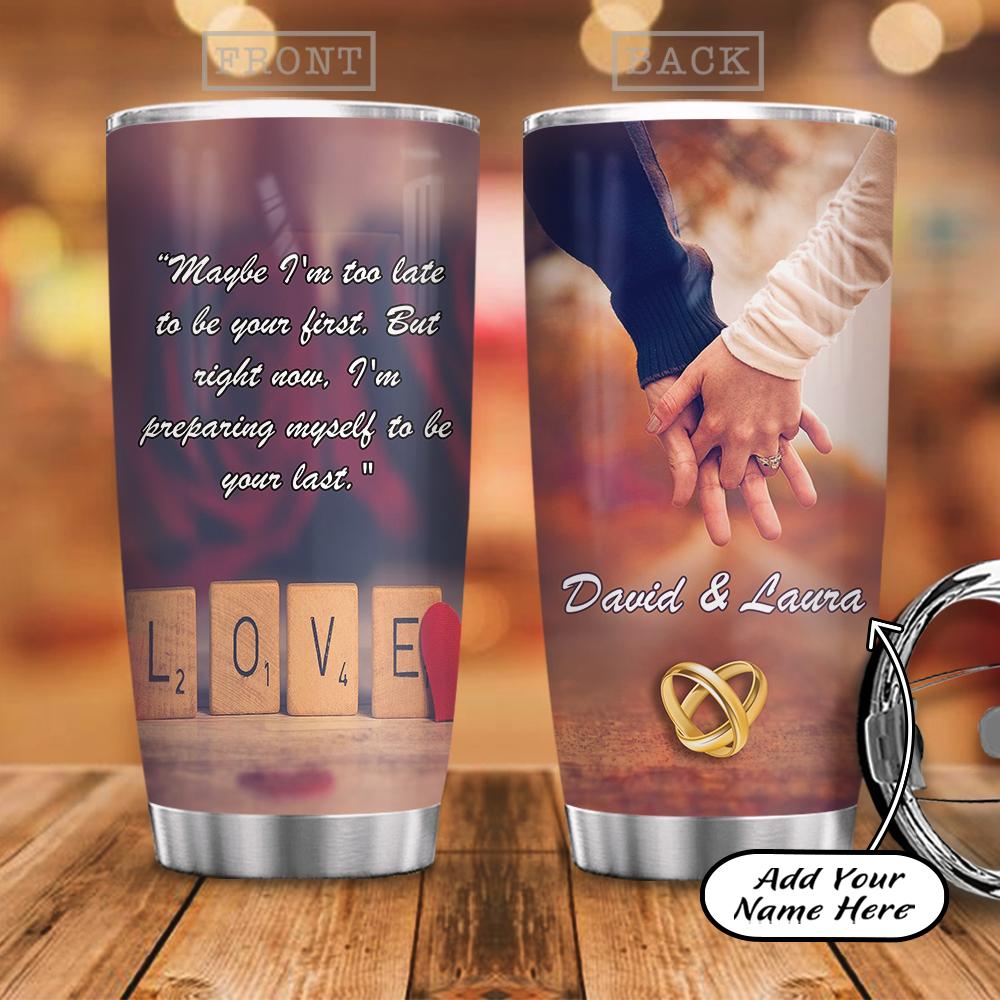 Personalized Couples Stainless Steel Tumbler