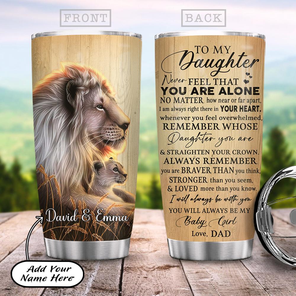 Personalized Daughter Gift Stainless Steel Tumbler