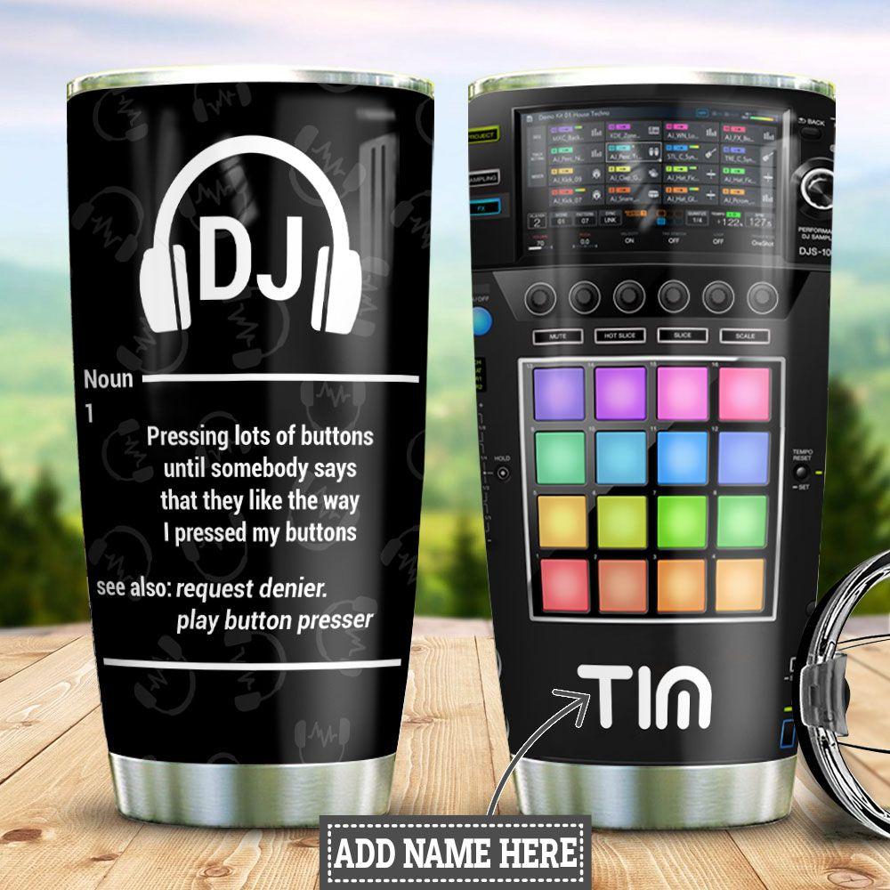 Personalized DJ Definition Stainless Steel Tumbler