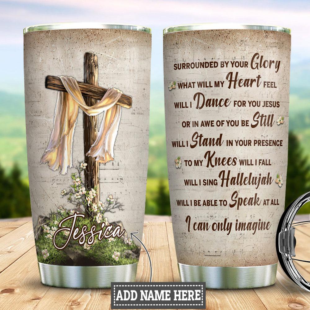 Personalized Faith Jesus Stainless Steel Tumbler