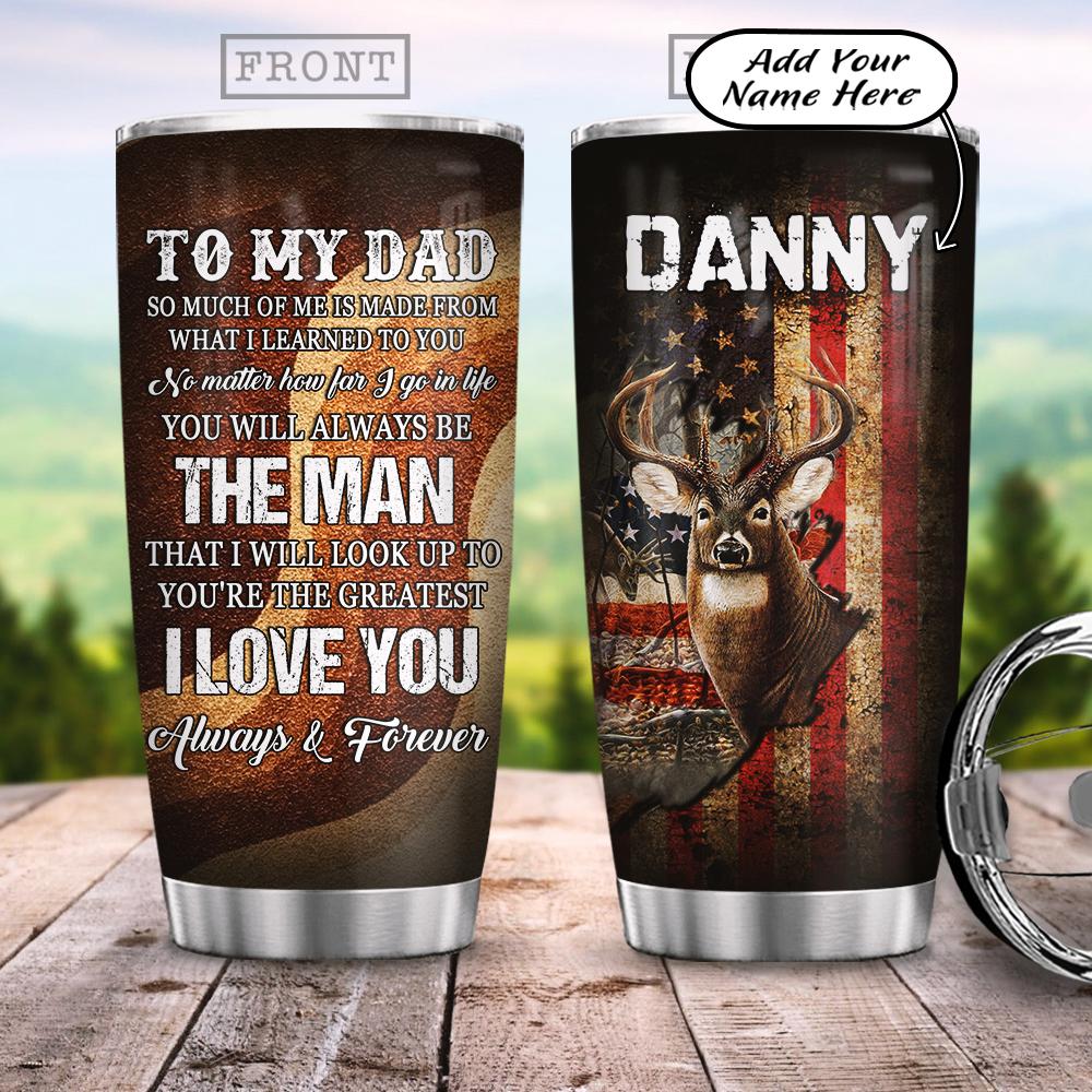 Personalized Father Stainless Steel Tumbler