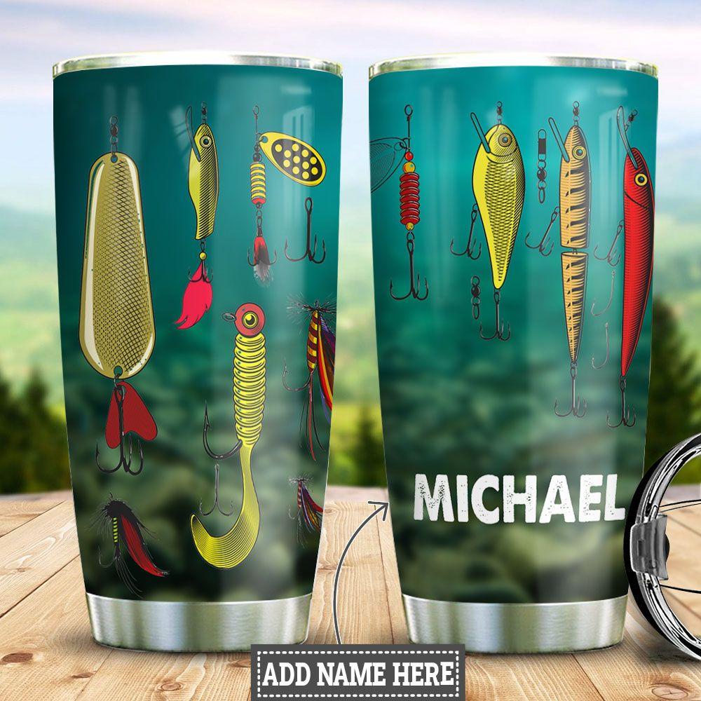 Personalized Fishing Flyers Stainless Steel Tumbler