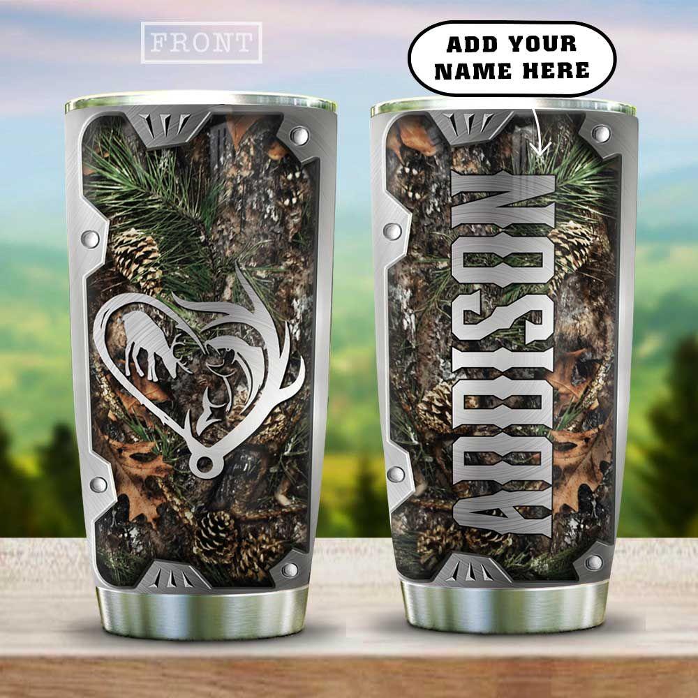 Personalized Fishing Hunting Favourite Stainless Steel Tumbler