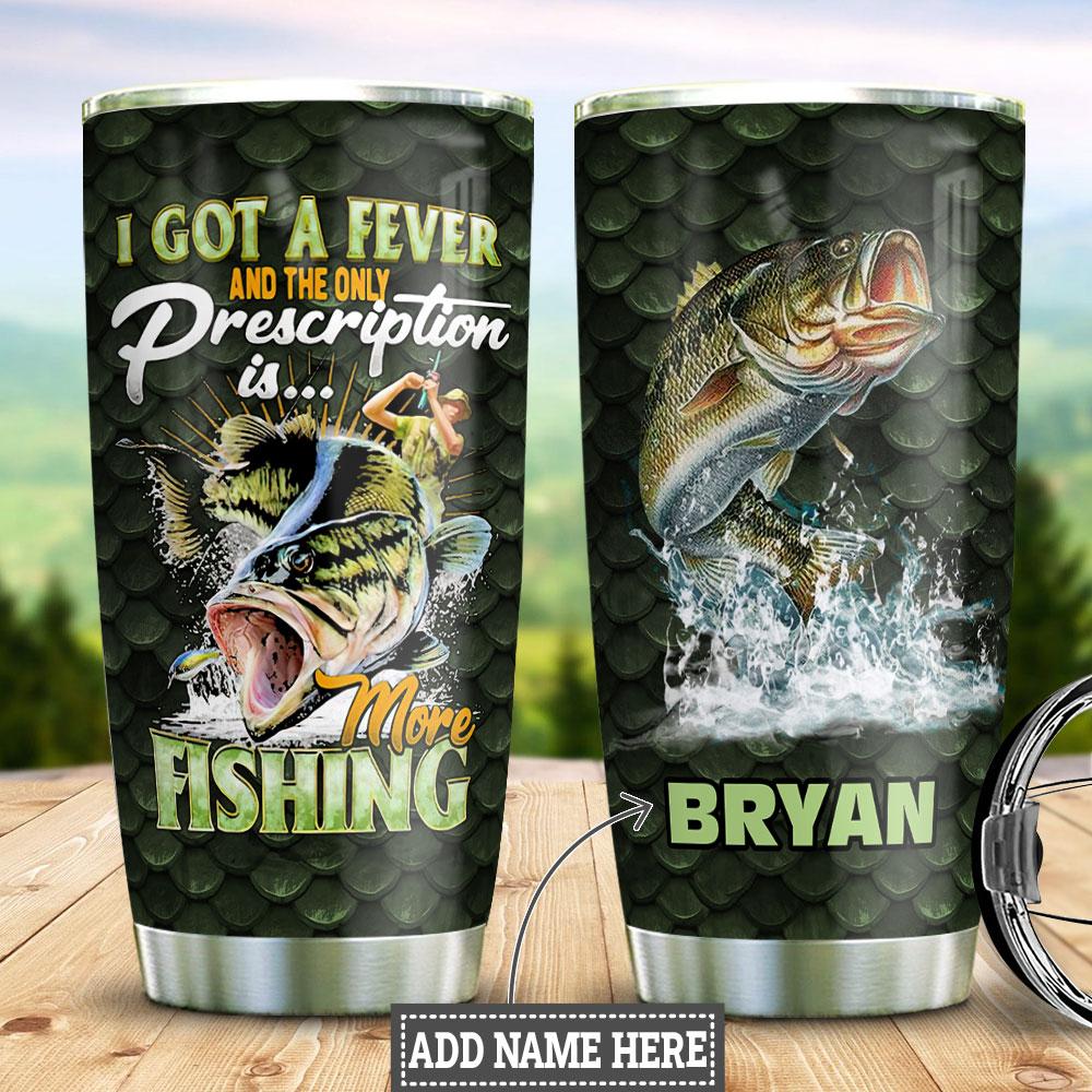 Personalized Fishing More Stainless Steel Tumbler