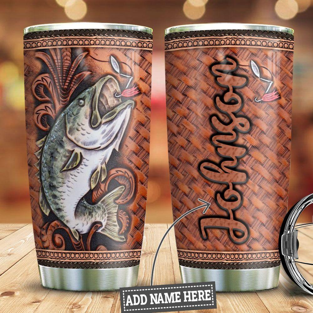 Personalized Fishing Stainless Steel Tumbler
