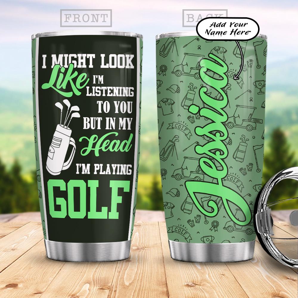 Personalized Golf Lover Stainless Steel Tumbler
