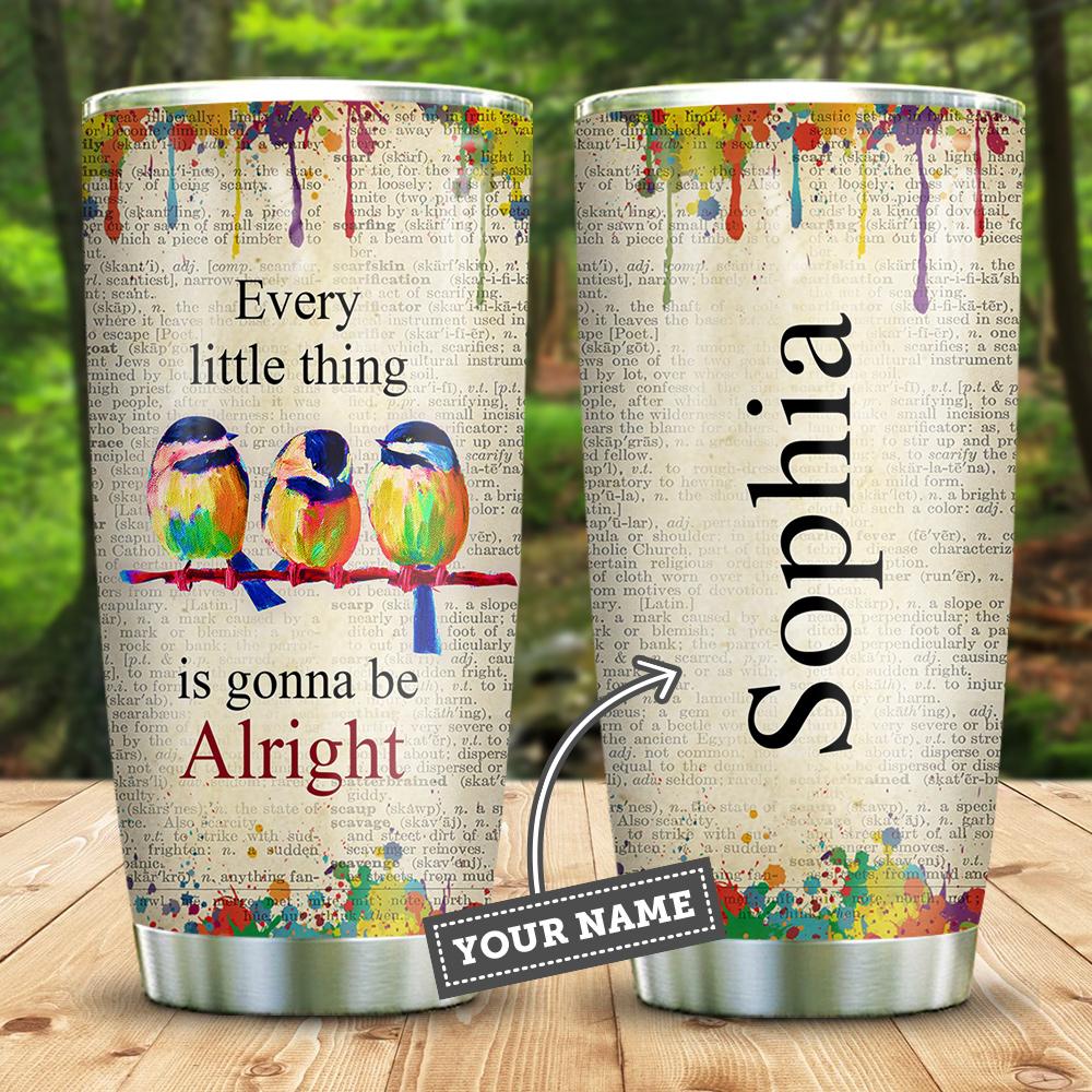 Personalized Hippie Spirit Stainless Steel Tumbler