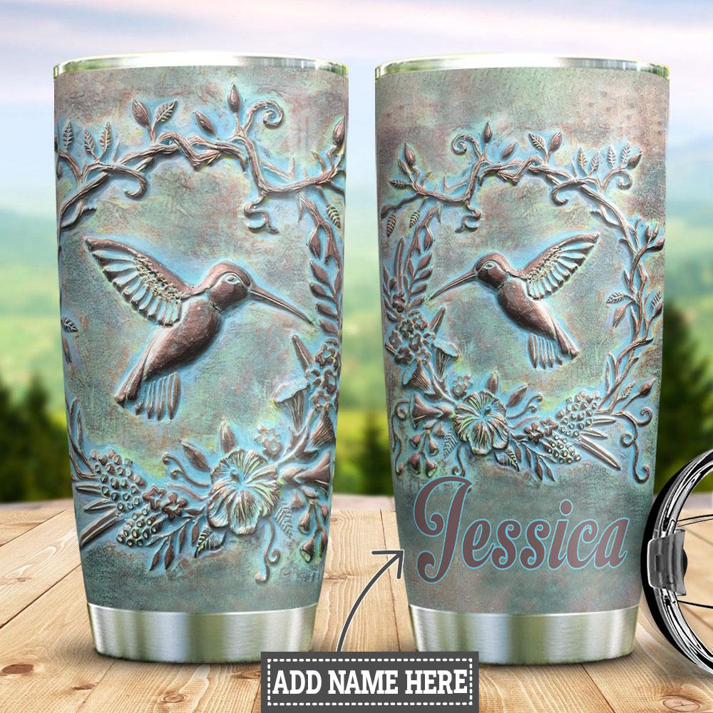 Personalized Hummingbird Stainless Steel Tumbler
