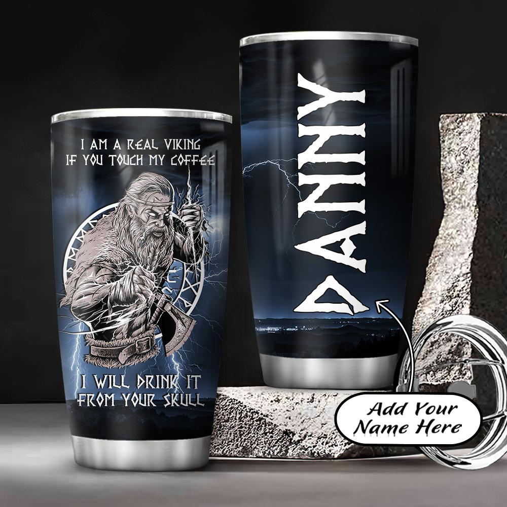 Personalized I Am A Viking Stainless Steel Tumbler