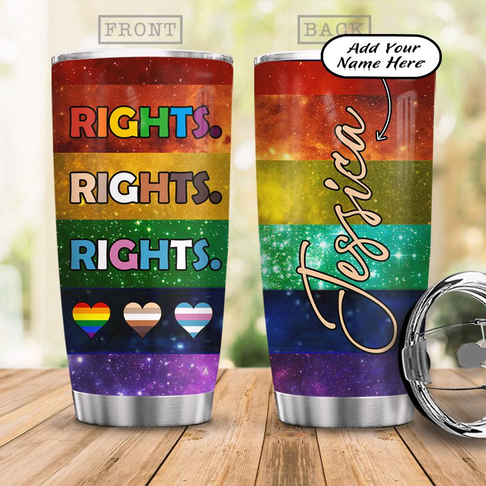 Personalized LGBT Rights Stainless Steel Tumbler