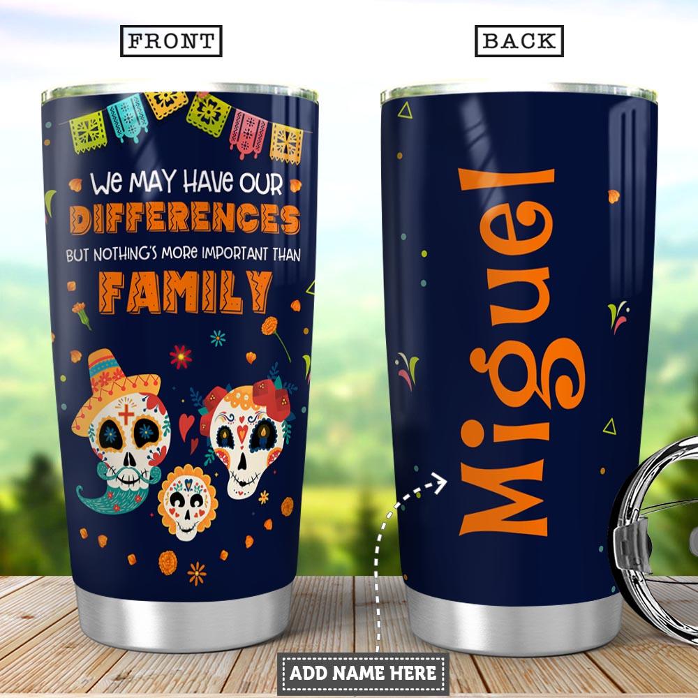 Personalized Mexico Family Stainless Steel Tumbler