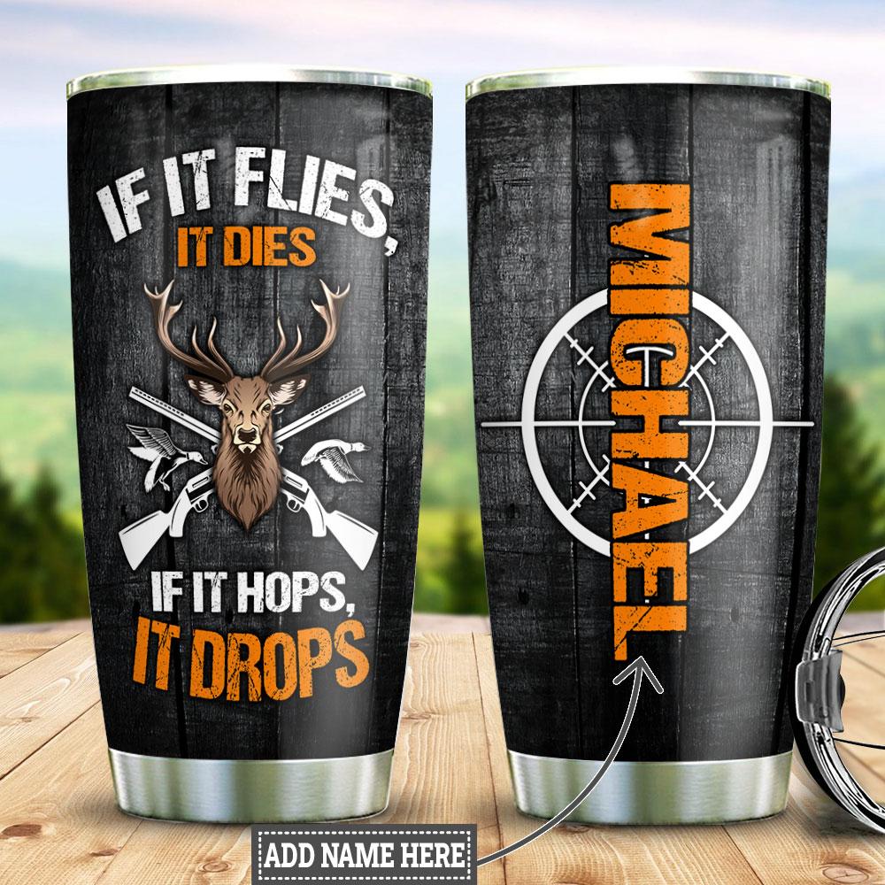 Personalized Personalized Hunting Buck Widgeon Stainless Steel Tumbler