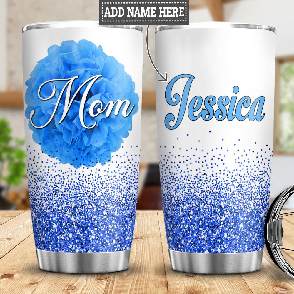 Personalized Rose Mom Stainless Steel Tumbler