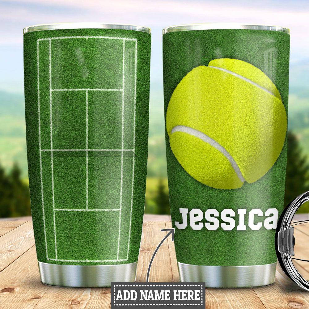 Personalized Tennis Stainless Steel Tumbler