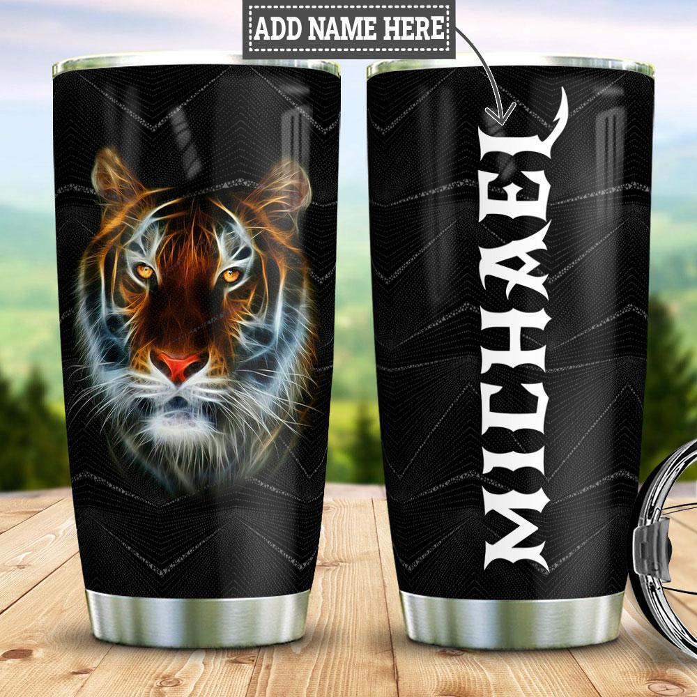 Personalized Tiger Stainless Steel Tumbler