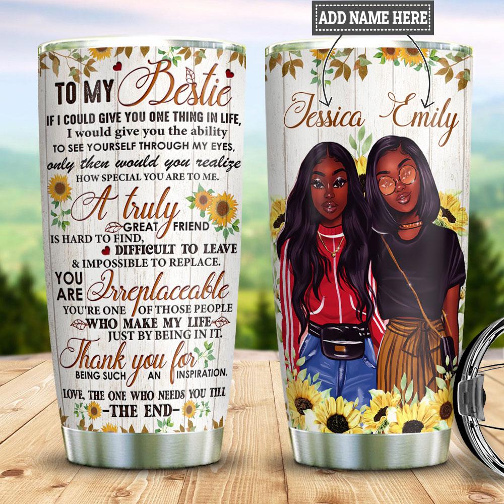 Personalized To My Bestie BWM Stainless Steel Tumbler