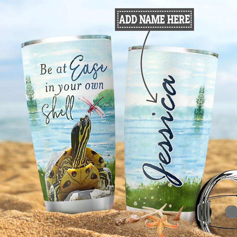 Personalized Turtle Shell Stainless Steel Tumbler