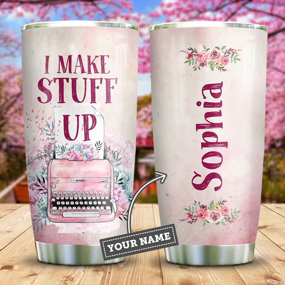 Personalized Writer Stainless Steel Tumbler