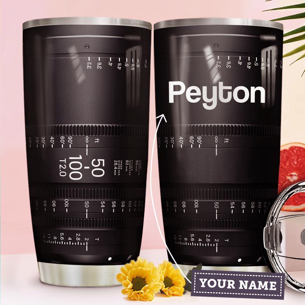 Photography Personalized Stainless Steel Tumbler