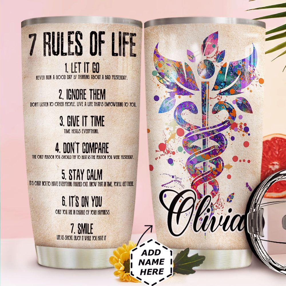 Rules Of Life Stainless Steel Tumbler