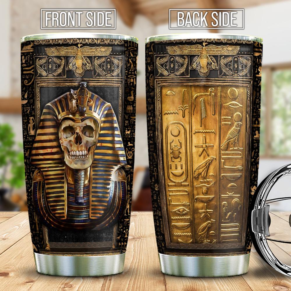 Skull Ancient Egypt Culture Stainless Steel Tumbler