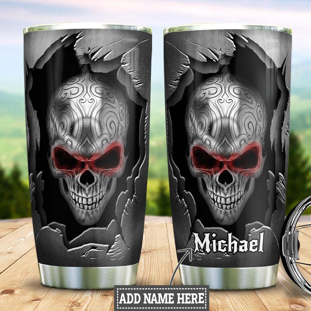Skull Personalized Stainless Steel Tumbler