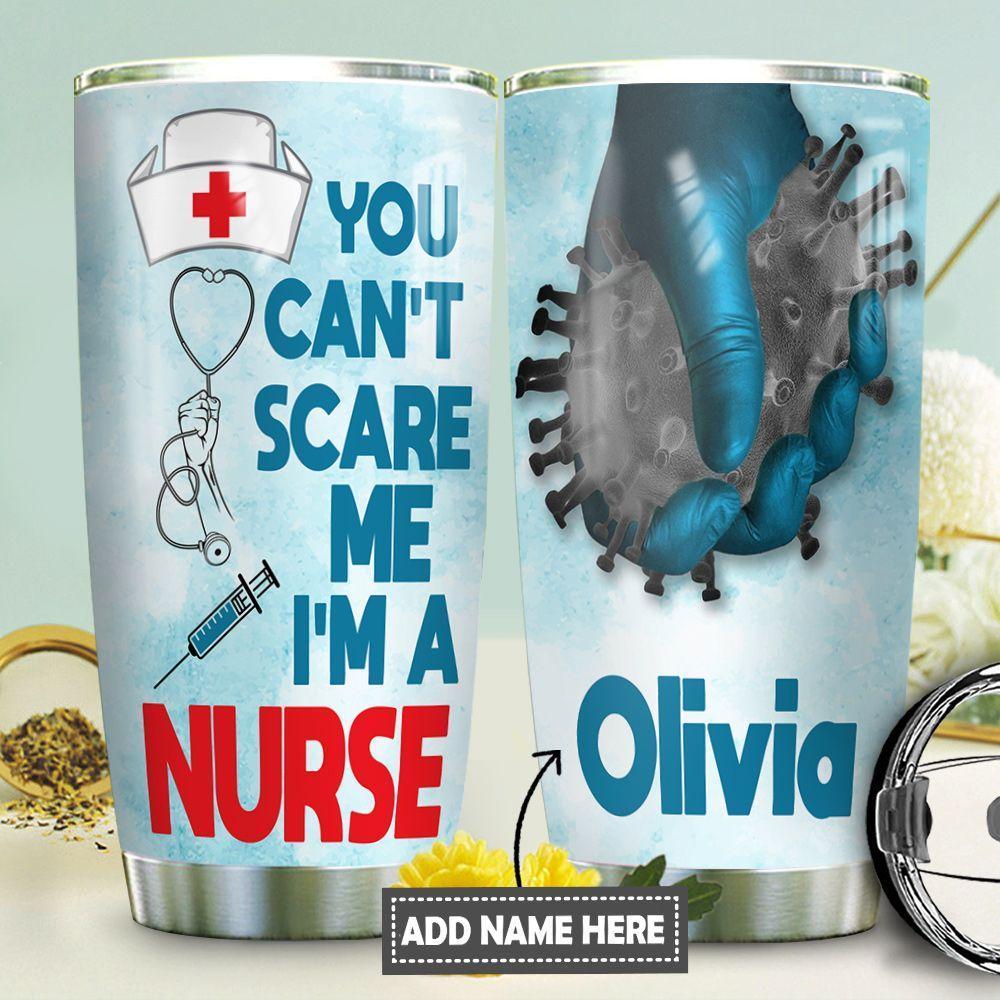 Strong Nurse Personalized Stainless Steel Tumbler