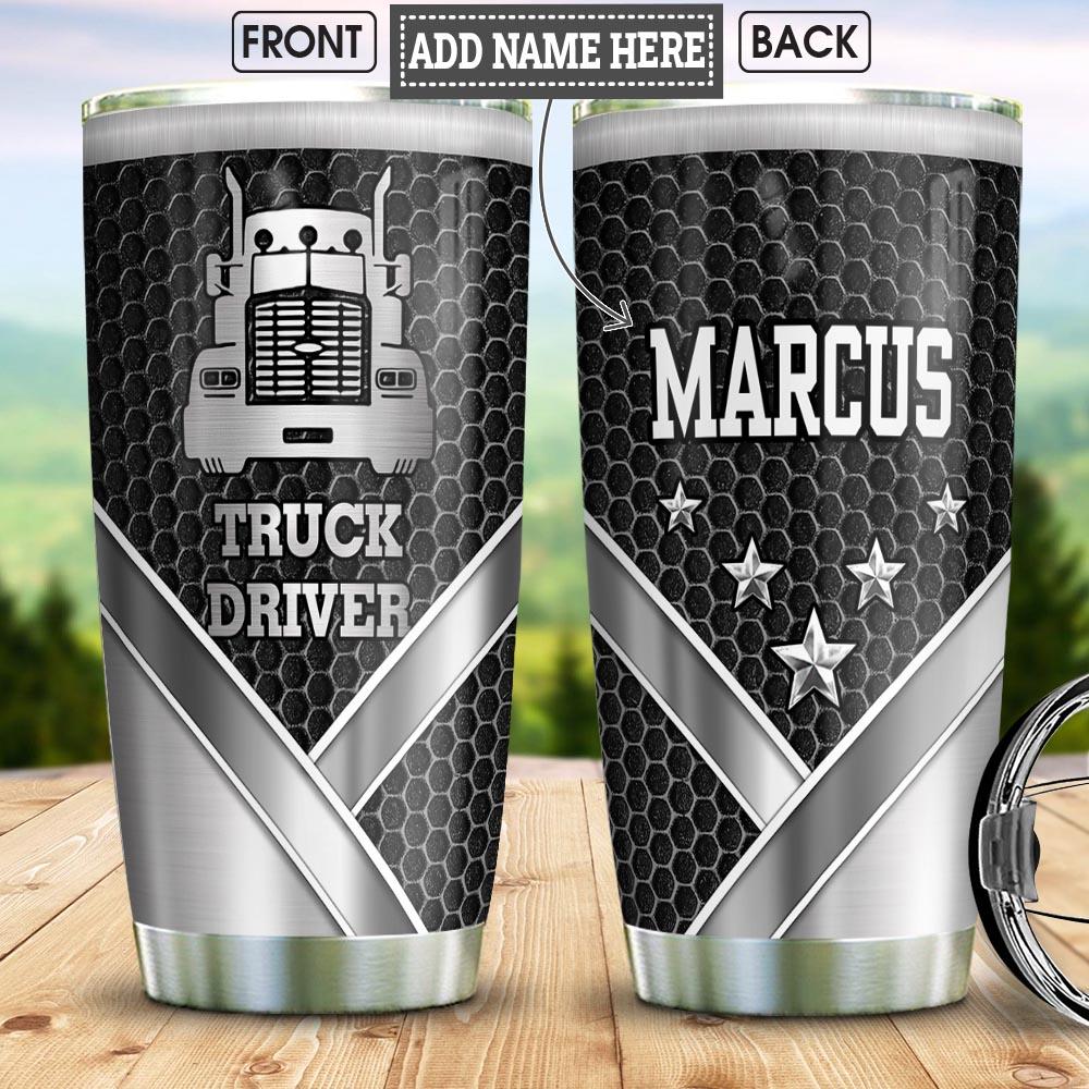 Truck Driver Personalized Stainless Steel Tumbler