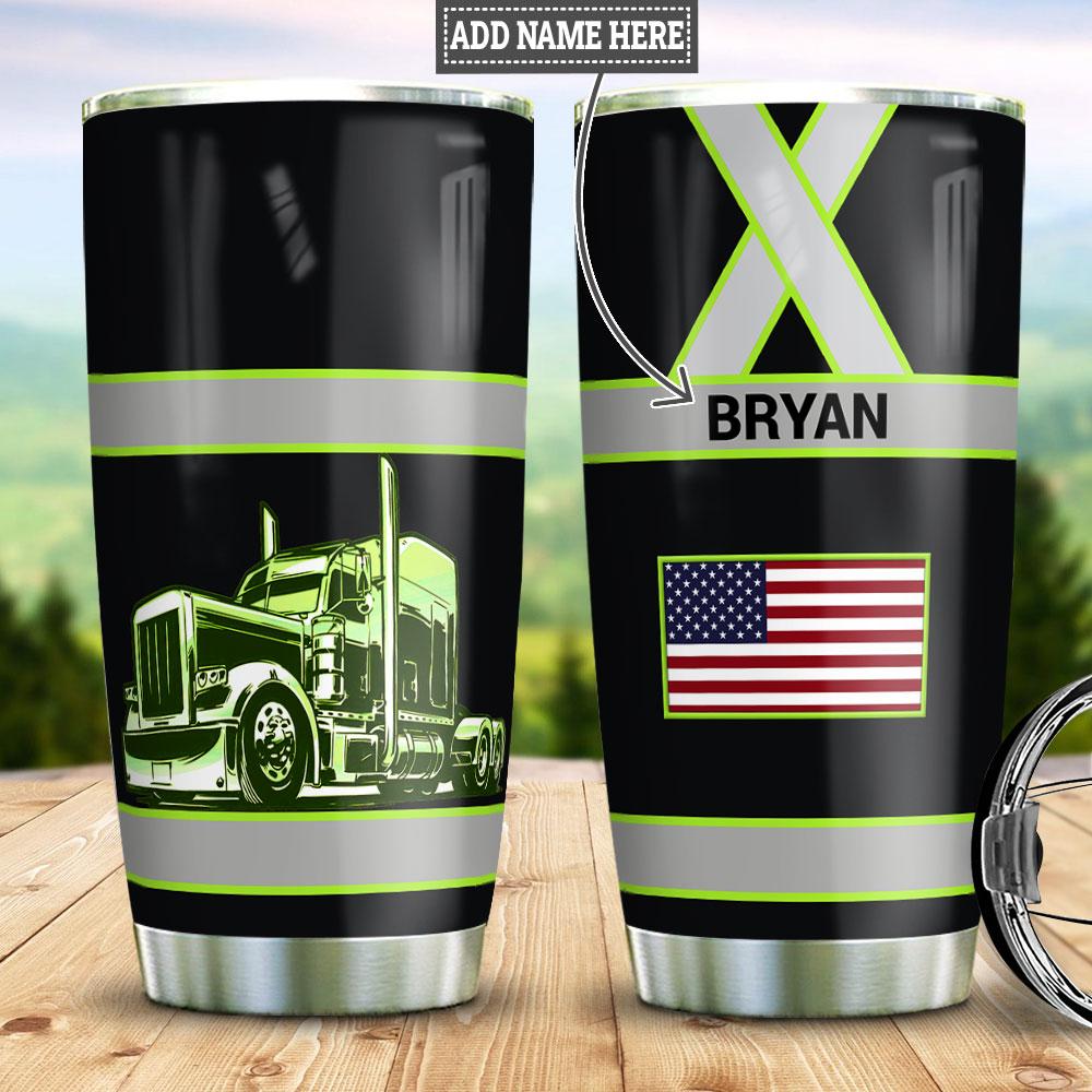 Truck Operator Personalized Stainless Steel Tumbler