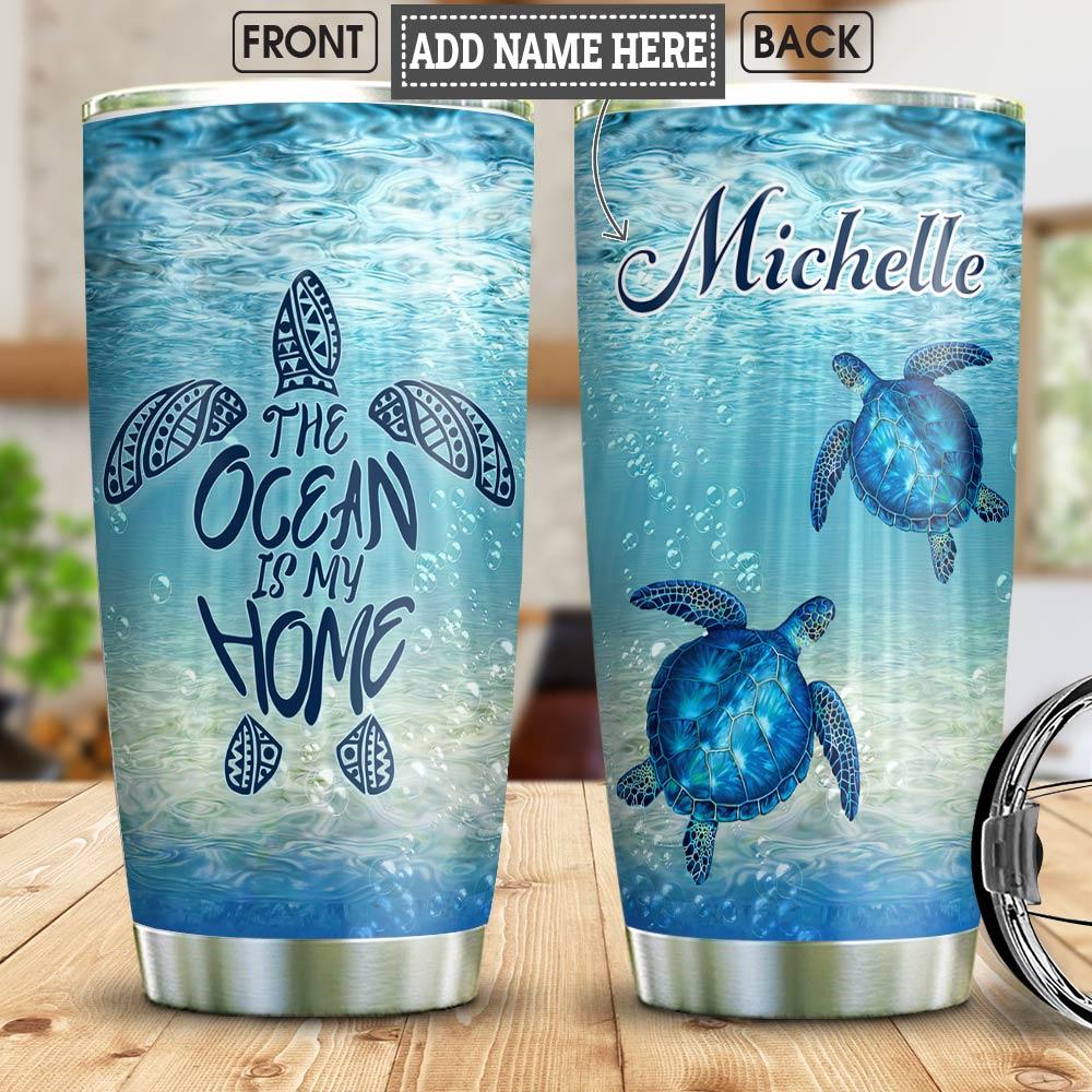 Turtle Personalized Stainless Steel Tumbler