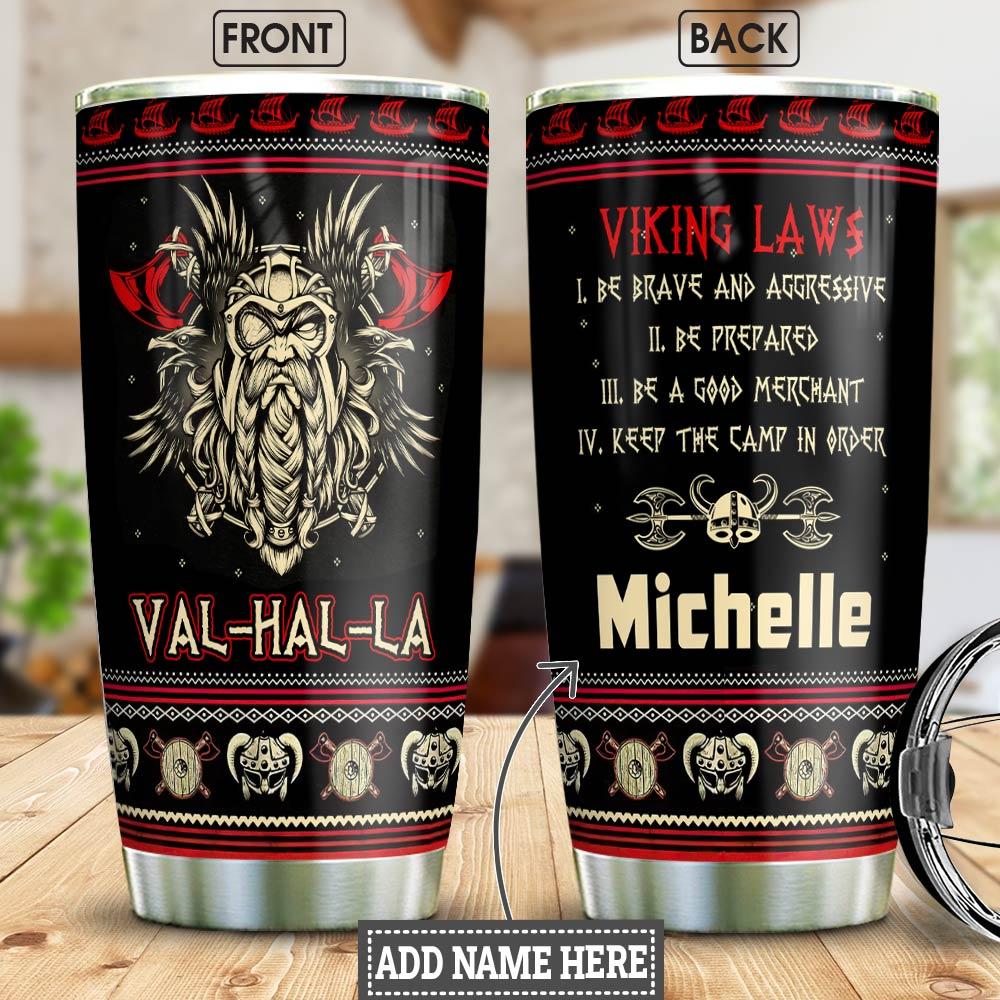 Viking Law Personalized Stainless Steel Tumbler