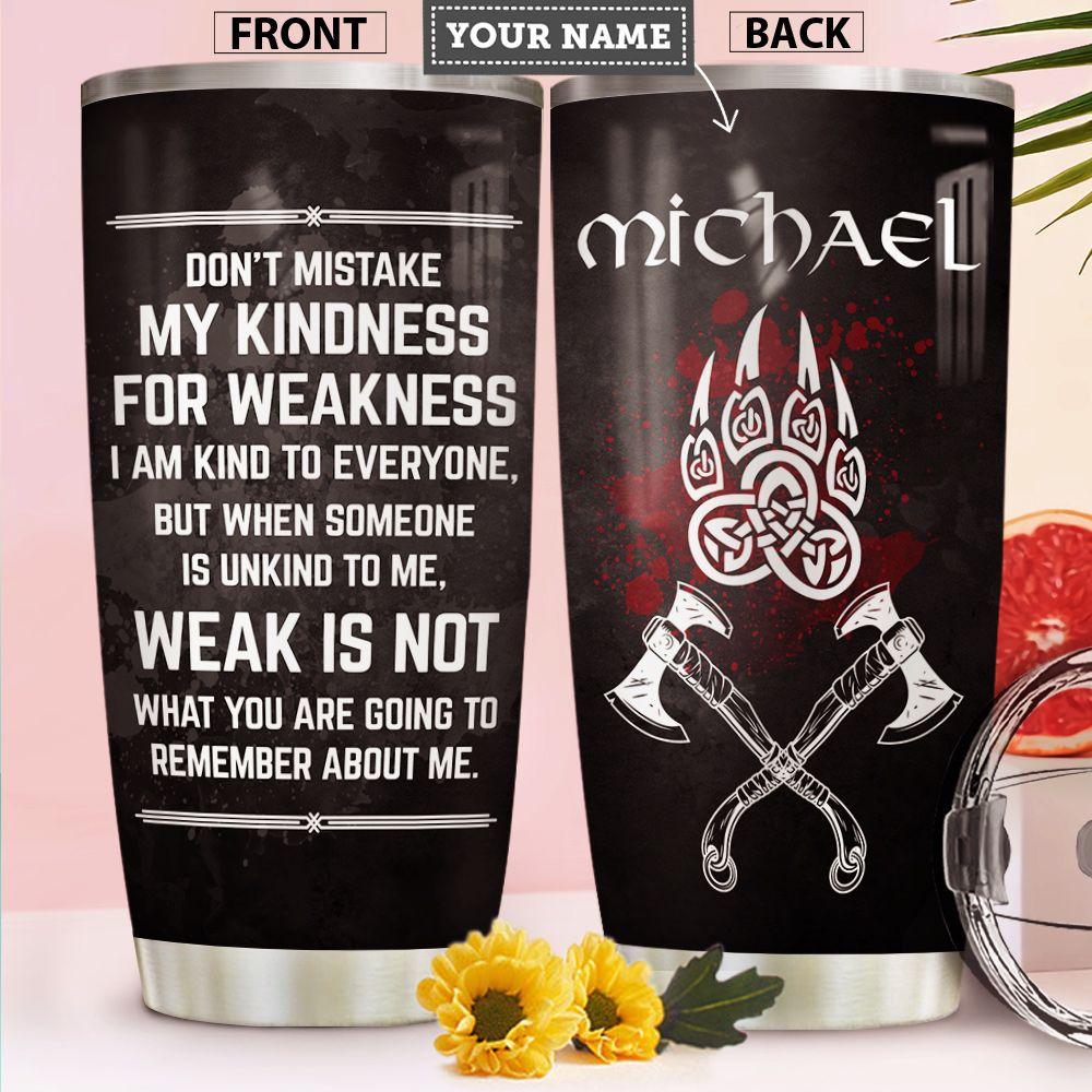 Viking Personalized Stainless Steel Tumbler