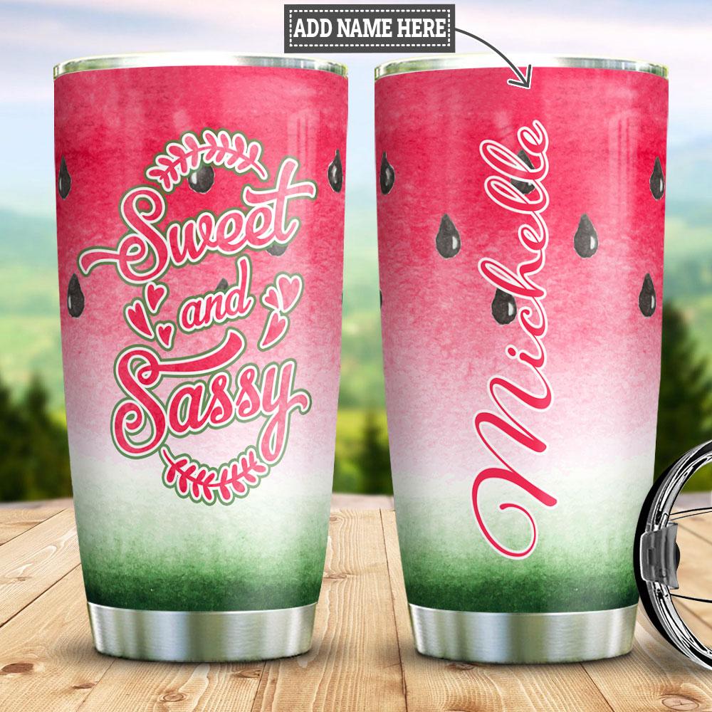 Watermelon Personalized Stainless Steel Tumbler