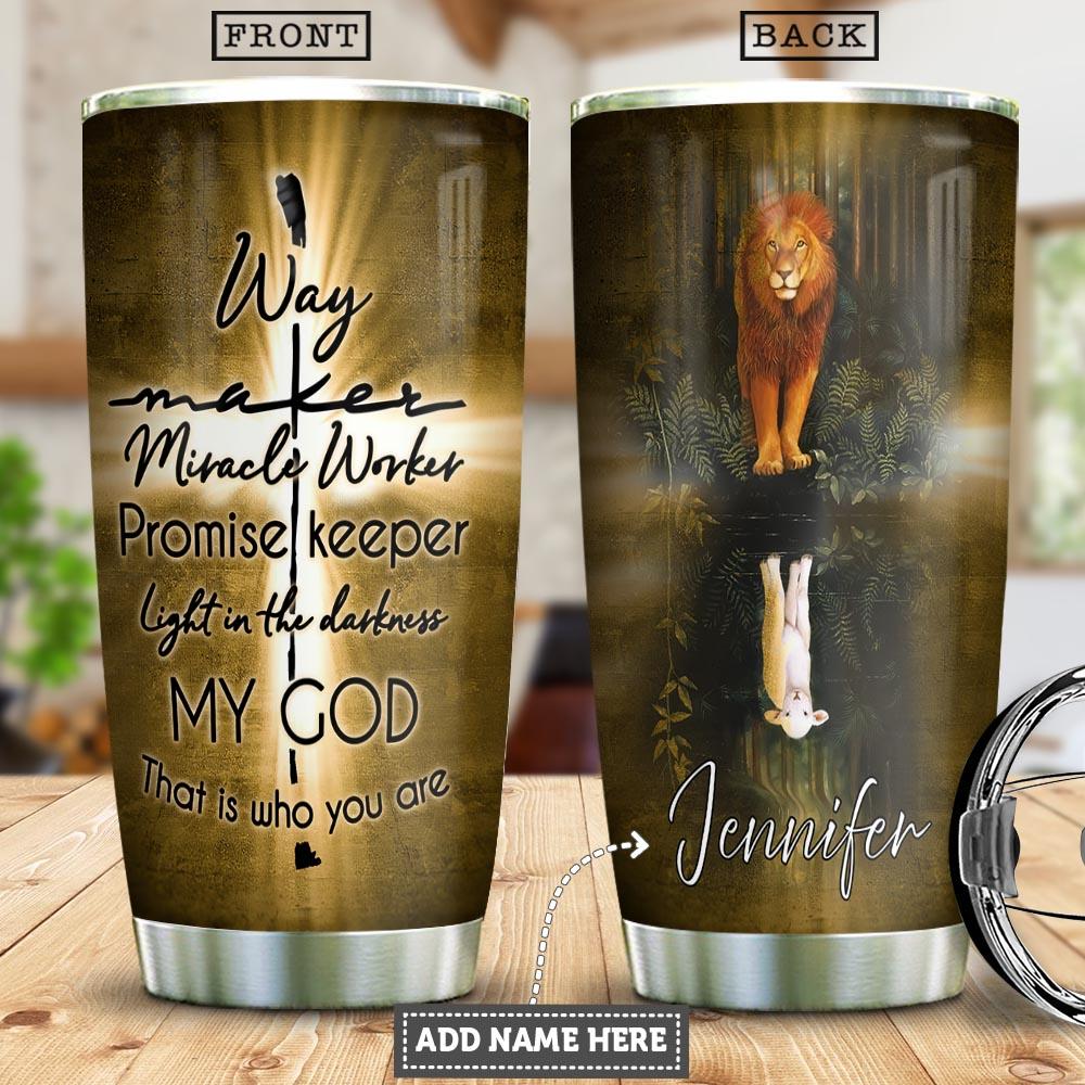 Way Maker Personalized Stainless Steel Tumbler
