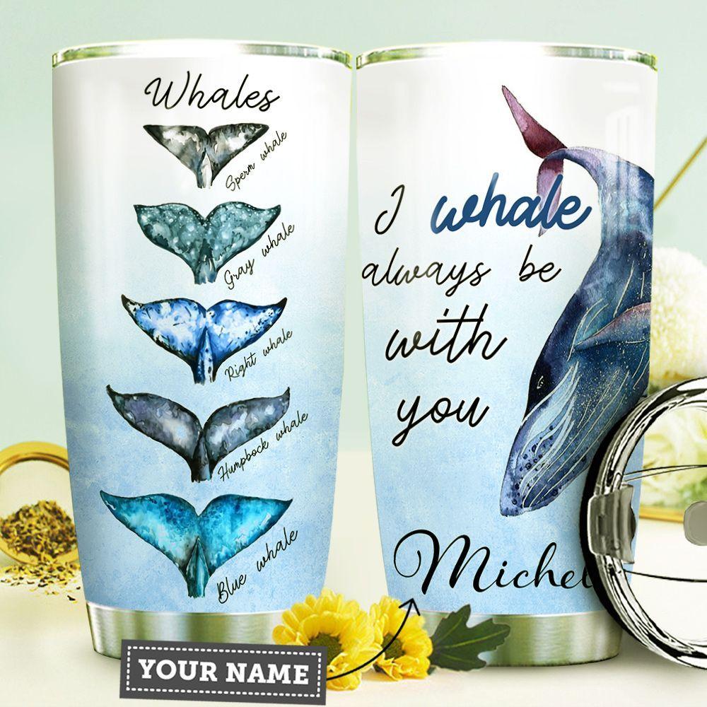 Whale Personalized Stainless Steel Tumbler