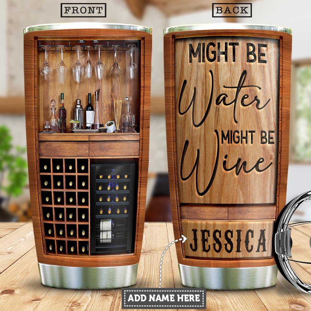 Wine Love Personalized Stainless Steel Tumbler