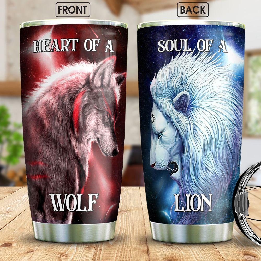 Wolf Lion Stainless Steel Tumbler