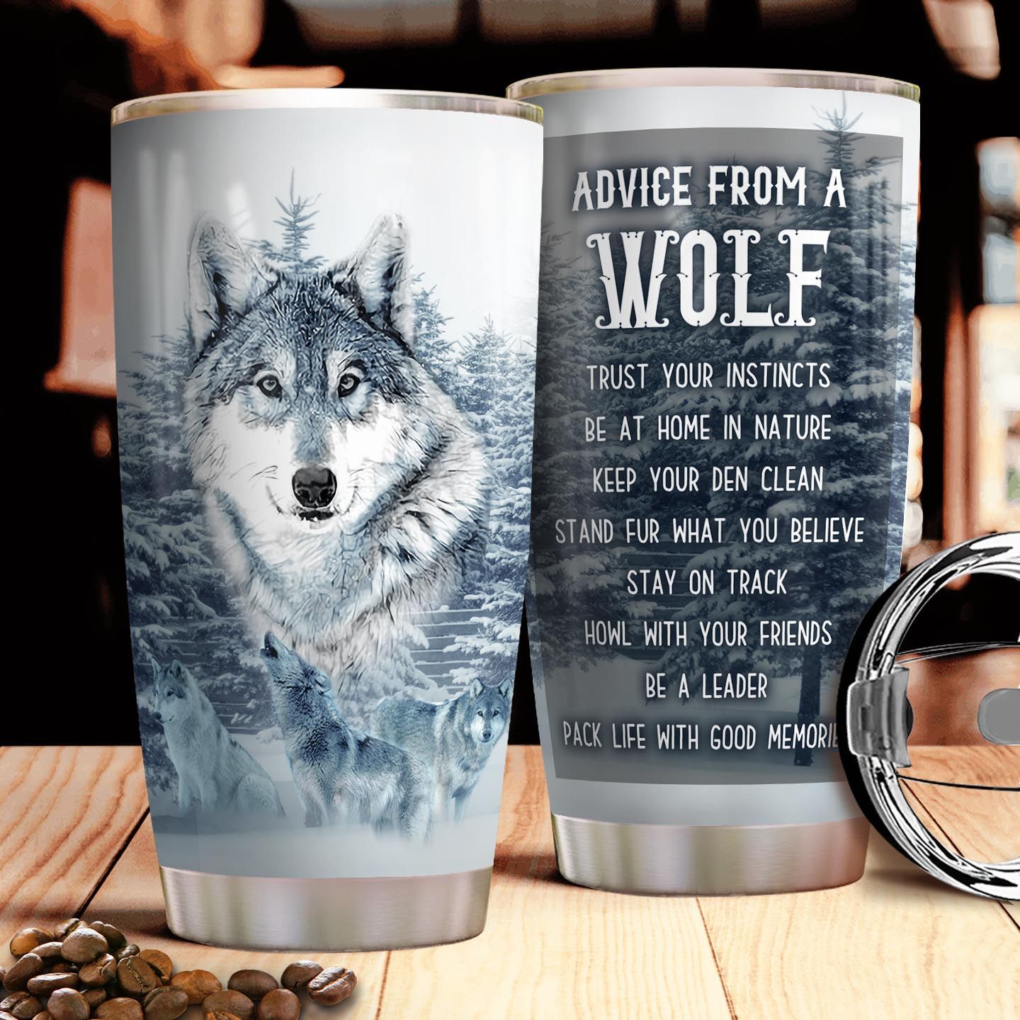 Wolf Stainless Steel Tumbler