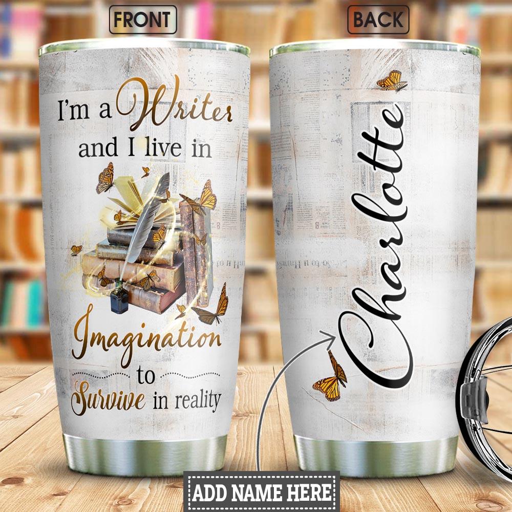 Writer Personalized Stainless Steel Tumbler