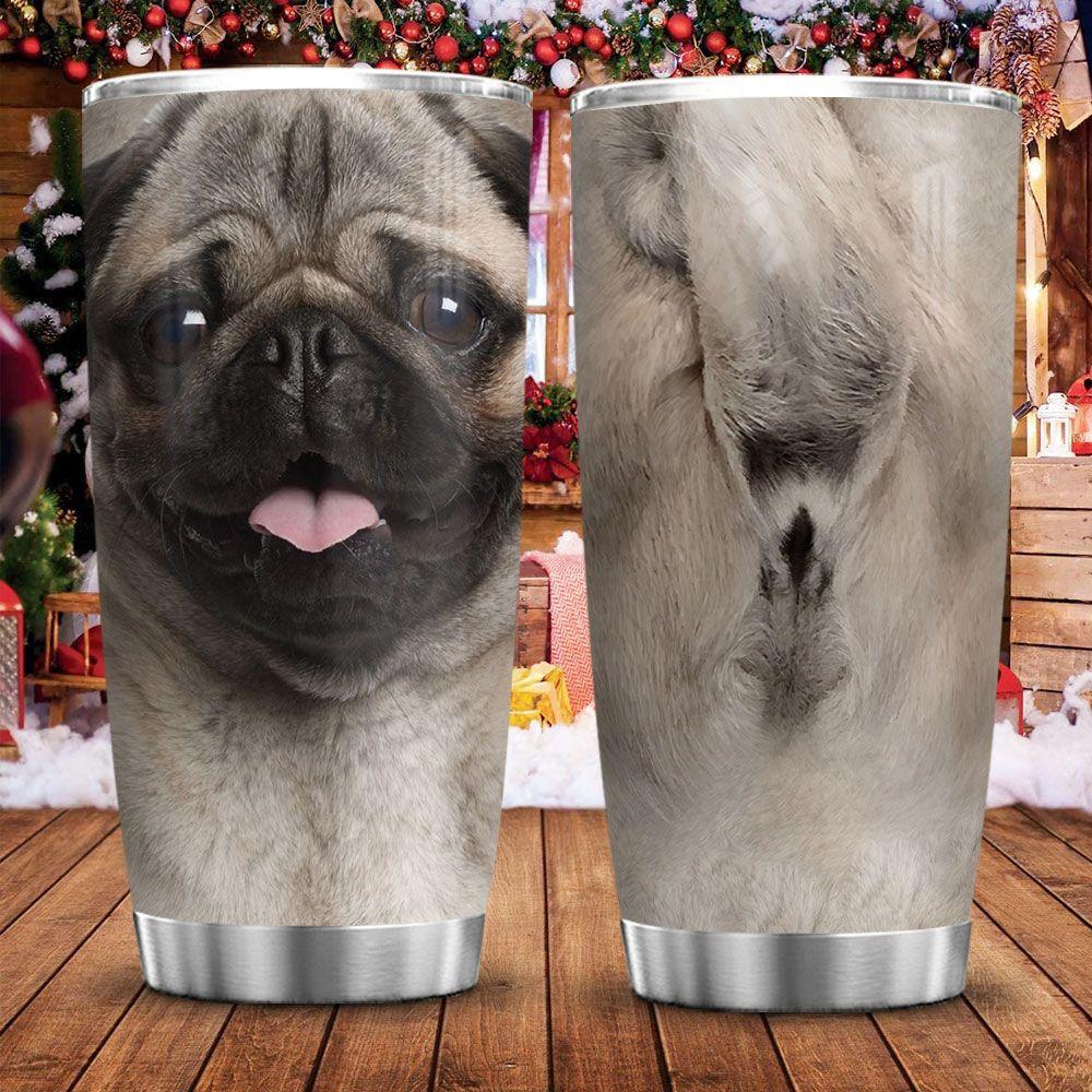 Your Pug Hair Stainless Steel Tumbler