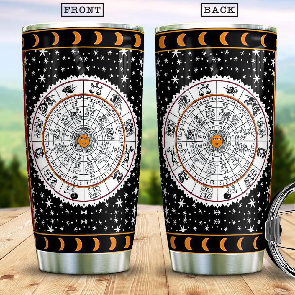 Zodiac Sign Bohemian Hippie Gifts For Her Gifts For Hippie Friends Hippie Gifts For Him Stainless Steel Tumbler