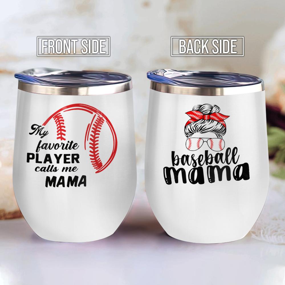 Baseball Mama Baseball Mom Gifts Baseball Mom Messy Bun Baseball Bat Tumbler Baseball Tumbler Coffee Mug Wine Tumbler